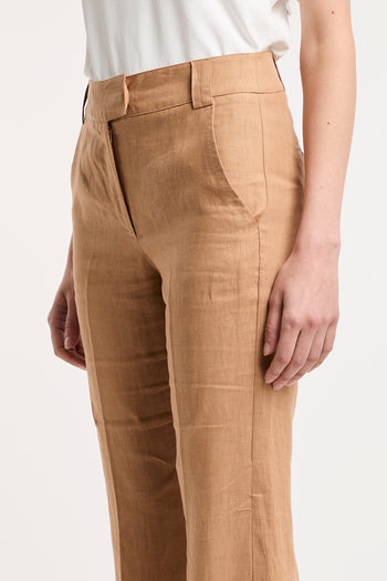 Marella, pantalone wide leg Falco in lino - 4