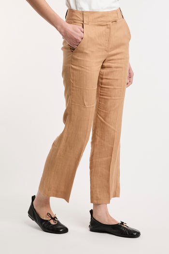 Marella, pantalone wide leg Falco in lino - 5