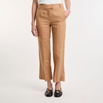 Marella, pantalone wide leg Falco in lino - 8