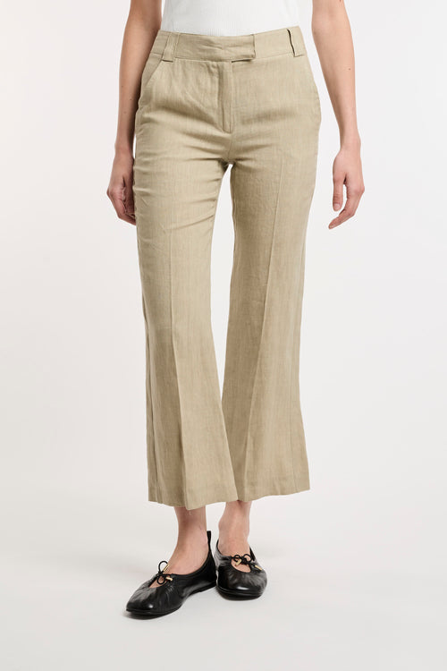 Marella, pantalone wide leg Falco in lino - 2