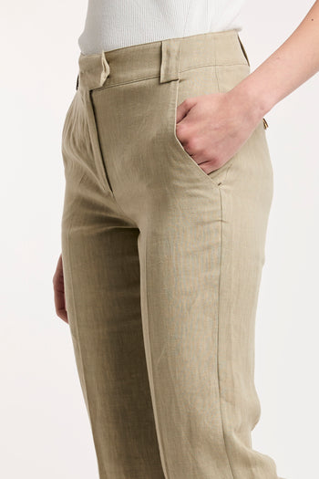 Marella, pantalone wide leg Falco in lino - 4