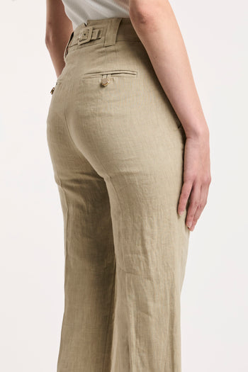 Marella, pantalone wide leg Falco in lino - 6