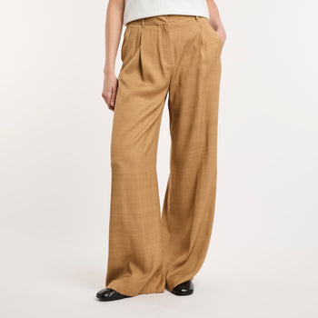 Marella, pantalone wide leg Alacre in viscosa - 9