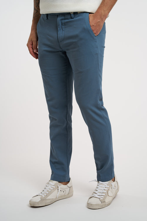 Pantalone chino Myths carrot fit in ice-cotton - 2