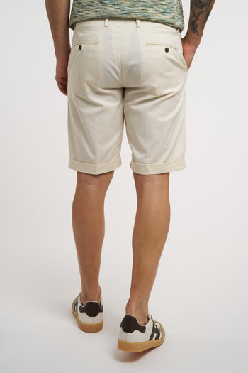 Pantalone corto Myths in cotone elasticizzato - 4