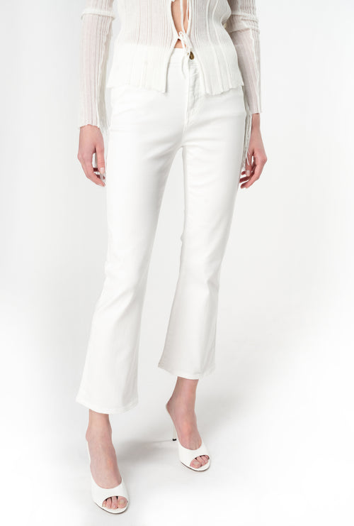 Pantalone bootcut Pinko in bull di cotone - 2