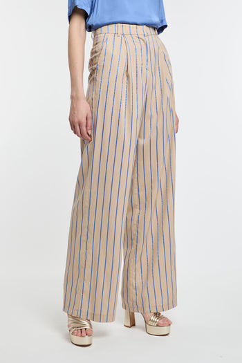 Pantalone a palazzo Kaos in viscosa - 3