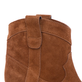 Tronchetto texano Via Roma 15 in camoscio - 4