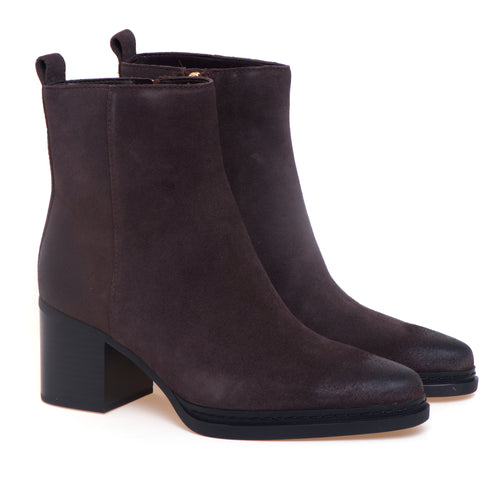 Tronchetto Michael Kors "Lex Bootie" in camoscio con tacco 60 mm - 2