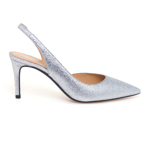 Sling-Back Michael Kors "Alina Flex" in glitter con tacco 75 mm