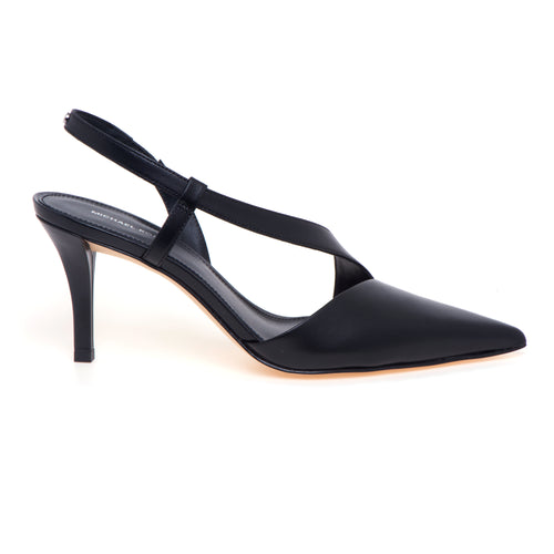 Michael Kors Jaida Pump in pelle con tacco 75 mm