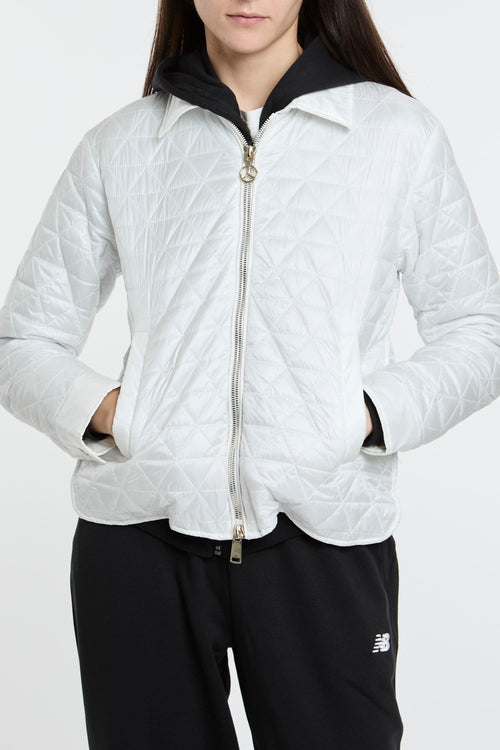 Overshirt People Of Shibuya in nylon ultralight trapuntato con zip