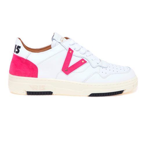 Sneaker Via Roma 15 basket bassa in pelle e camoscio - 1