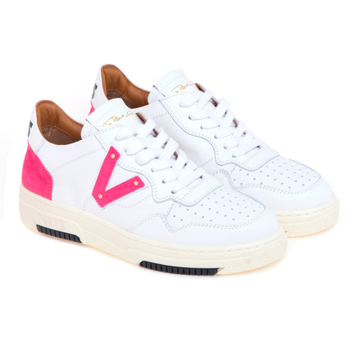 Sneaker Via Roma 15 basket bassa in pelle e camoscio - 2