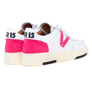 Sneaker Via Roma 15 basket bassa in pelle e camoscio - 3