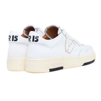 Sneaker Via Roma 15 basket bassa in pelle - 3