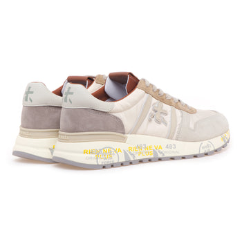 Sneaker Premiata Lander in camoscio e tessuto - 3