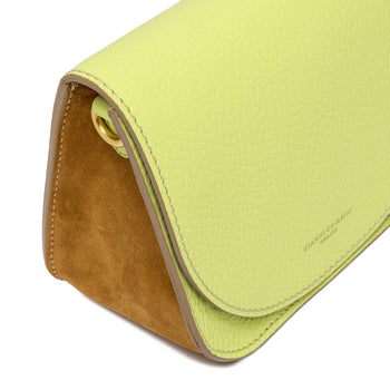 Borsa a tracolla Gianni Chiarini "Tara" in pelle martellata e camoscio - 5