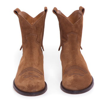 Tronchetto texano Via Roma 15 in camoscio - 5