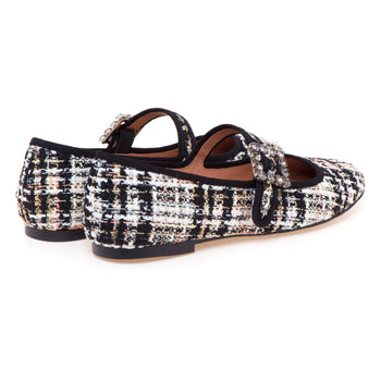 Ballerina Bibi Lou in tweed con cinturino - 3