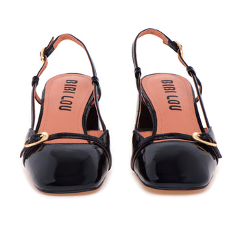 Sling-back Bibi Lou in pelle lucida con tacco 50 mm - 5
