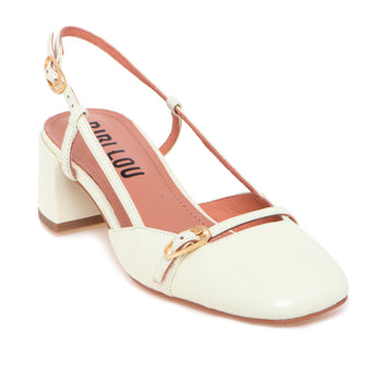 Sling-back Bibi Lou in pelle con tacco 50 mm - 4