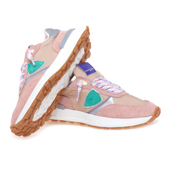 Sneaker Philippe Model Antibes in camoscio e tessuto - 4
