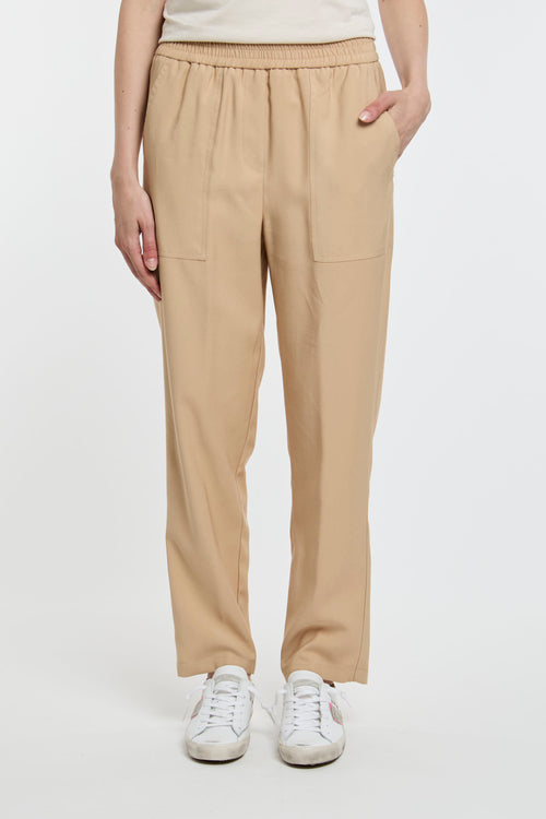 Pantalone Kaos in viscosa con elastico in vita