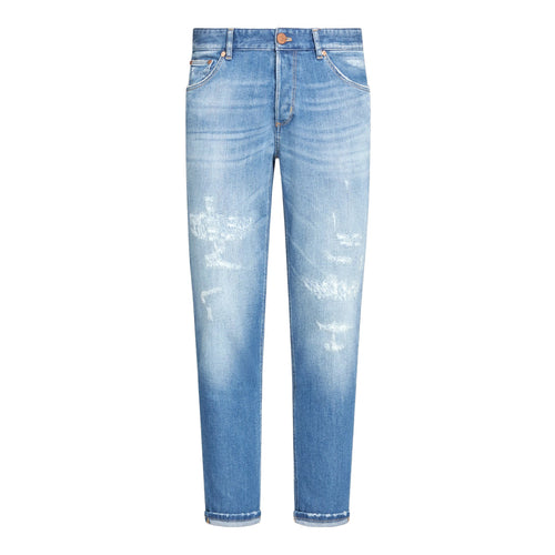 Jeans raggae Pt Torino in denim stretch con strappature - 1