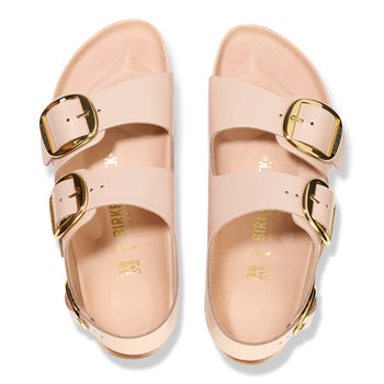 Sandalo Birkenstock Milano Big Buckle in pelle laccata - 4