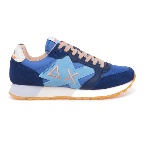 Sneaker Sun68 Jaki Concept in camoscio e tessuto
