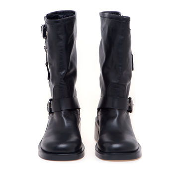 Stivaletto biker in pelle Strategia - 5