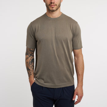 T-shirt People Of Shibuya in filato misto cotone,lino e seta - 6