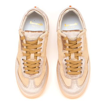 Sneaker Barracuda "Guga" in camoscio e velluto - 5