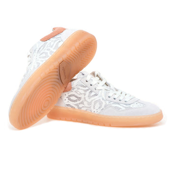 Sneaker Barracuda "Guga" in camoscio e tessuto effetto pizzo - 4
