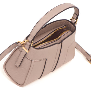 Borsa a mano Elisabetta Franchi in ecopelle martellata - 4