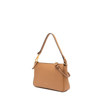 Borsa a spalla Gianni Chiarini "Brooke" in pelle martellata con tracolla - 3