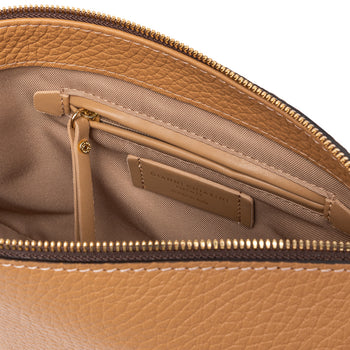 Borsa a spalla Gianni Chiarini "Brooke" in pelle martellata con tracolla - 4