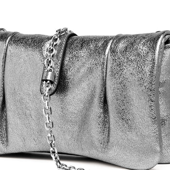 Pochette Gianni Chiarini modello Glenda in pelle laminata con tracolla - 5