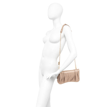 Pochette Gianni Chiarini modello Glenda in pelle laminata con tracolla - 6