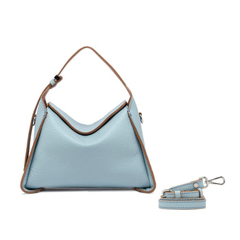 Borsa a spalla Gianni Chiarini "Penelope" in pelle martellata - 5