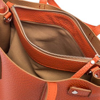 Borsa Gianni Chiarini "Altea" in pelle martellata con tracolla - 4