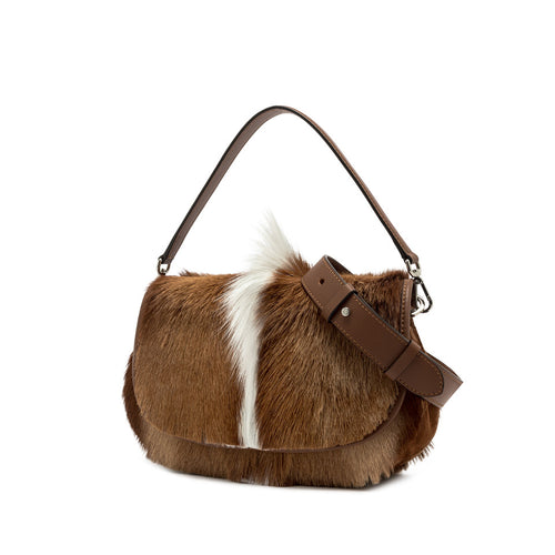 Borsa a spalla Gianni Chiarini "Helena Round" in pelle safari - 2