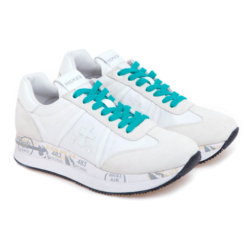 Sneaker Premiata Conny in camocio e tessuto - 2