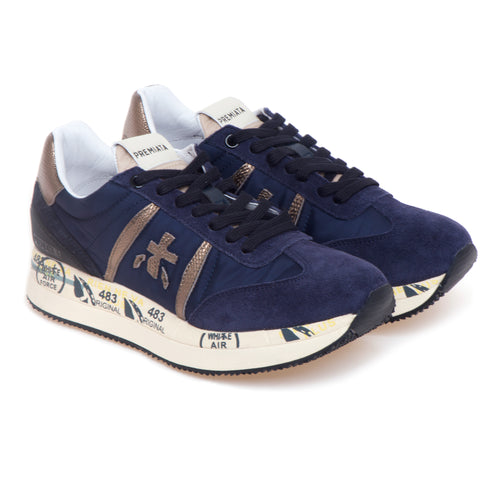 Sneaker Premiata Conny in camoscio e tessuto - 2
