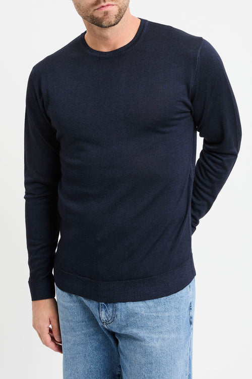 Maglia girocollo Daniele Fiesoli in lana merino extrafine - 2