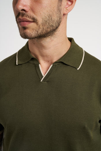 Polo Daniele Fiesoli con scollo a V - 6