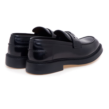 Mocassino penny Doucal's in pelle spazzolata con suola in gomma - 3