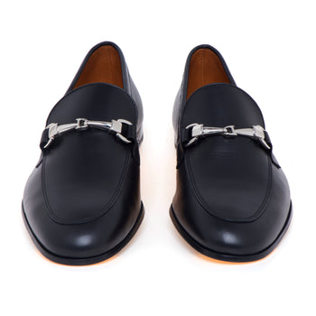 Mocassino Doucal's in pelle con morsetto in metallo - 5