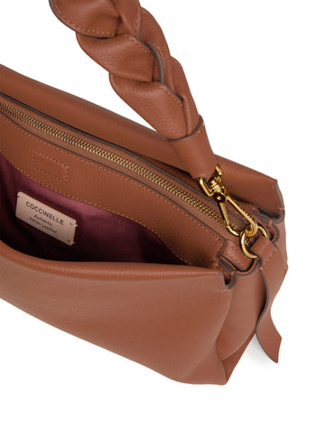 Borsa a spalla rettangolare Coccinelle Boheme Medium in pelle - 4